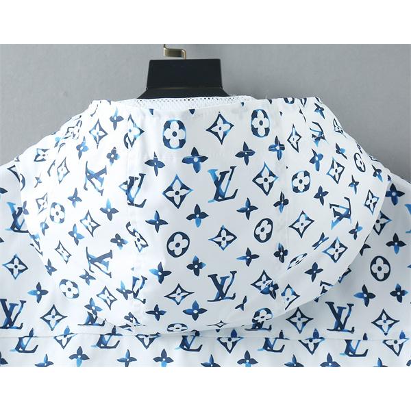 2025秋冬 総柄プリント LOUIS VUITTON ルイヴィトン コピー ジャケット ホワイト 着心地 