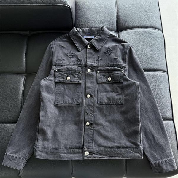 LOUIS VUITTON ルイヴィトン コピー デニムジャケット ベーシックシルエット 着回し力