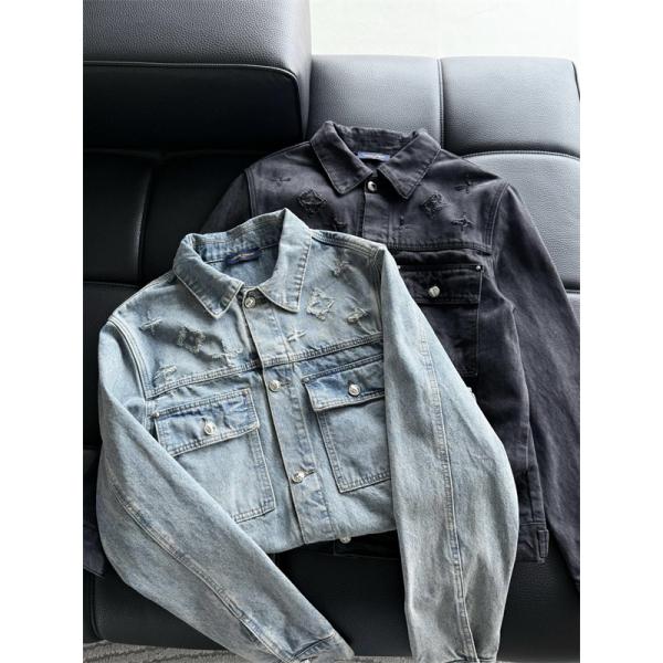 LOUIS VUITTON ルイヴィトン コピー デニムジャケット ベーシックシルエット 着回し力