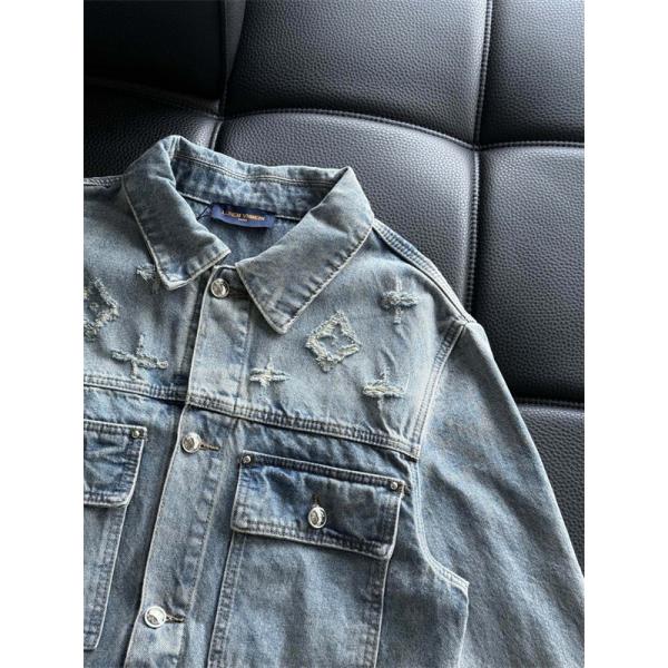 LOUIS VUITTON ルイヴィトン コピー デニムジャケット ベーシックシルエット 着回し力