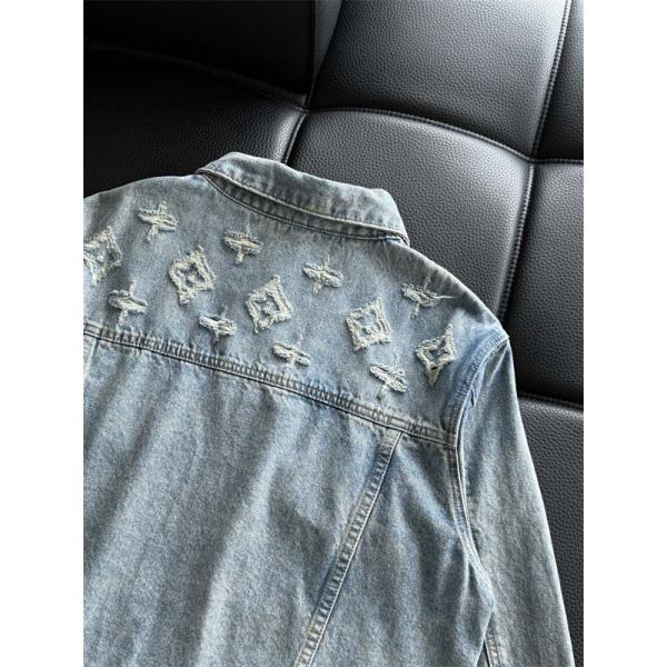 LOUIS VUITTON ルイヴィトン コピー デニムジャケット ベーシックシルエット 着回し力