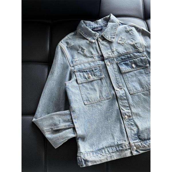 LOUIS VUITTON ルイヴィトン コピー デニムジャケット ベーシックシルエット 着回し力