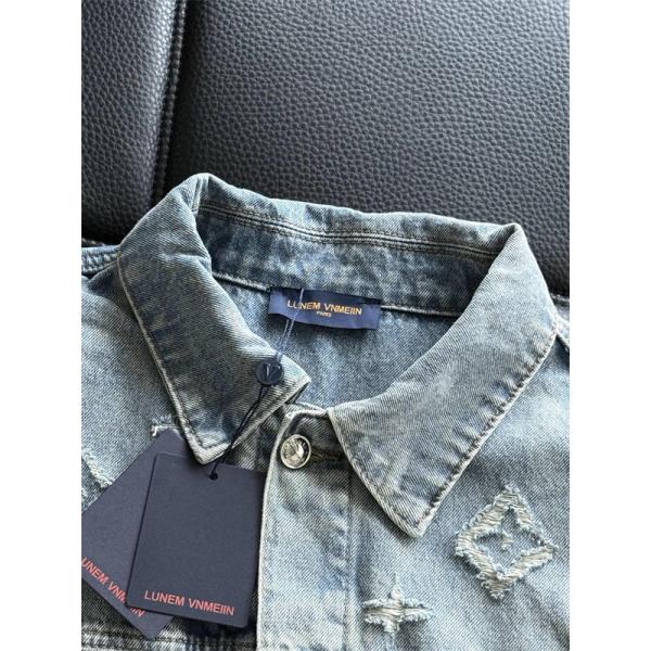 LOUIS VUITTON ルイヴィトン コピー デニムジャケット ベーシックシルエット 着回し力
