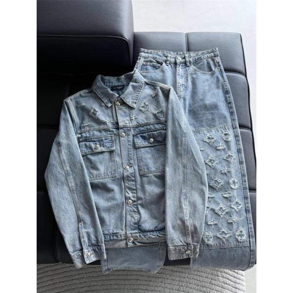 LOUIS VUITTON ルイヴィトン コピー デニムジャケット ベーシックシルエット 着回し力