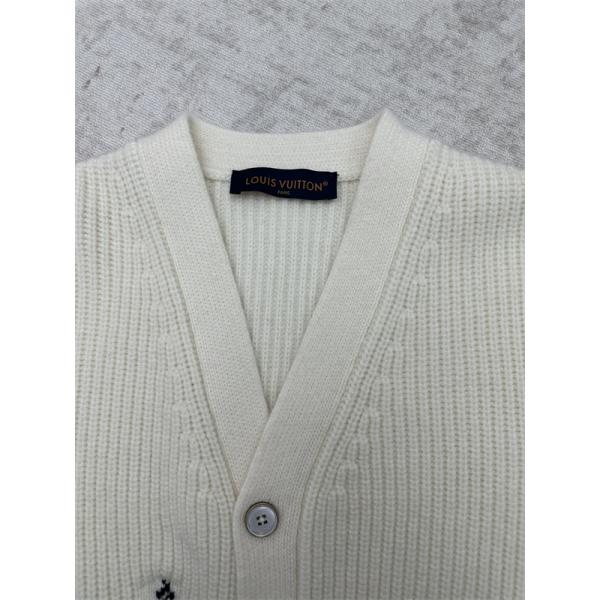 2025秋冬 Vネック ニット LOUIS VUITTON ルイヴィトン 偽物 カーディガン リラックス