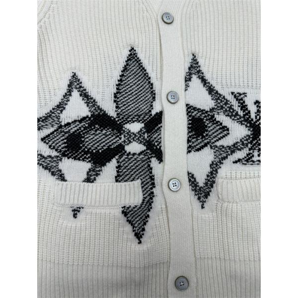 2025秋冬 Vネック ニット LOUIS VUITTON ルイヴィトン 偽物 カーディガン リラックス