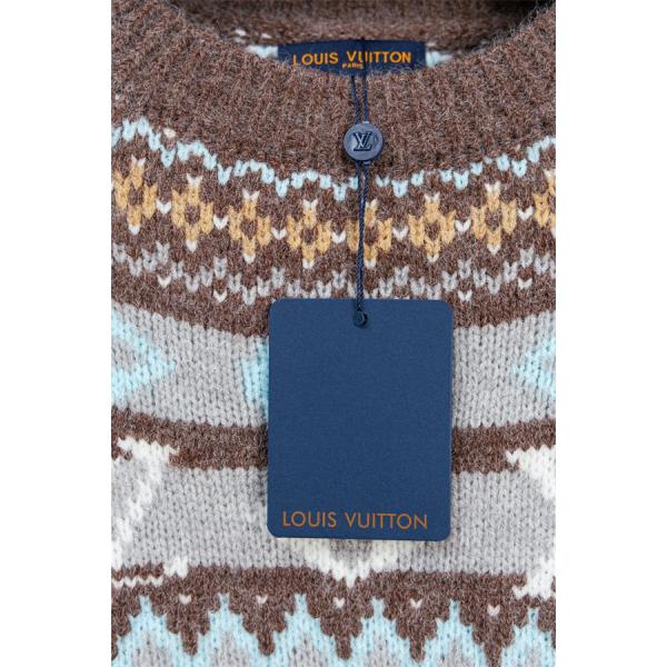人気上昇中！ニット ブラウン トレンド プレミアム LOUIS VUITTON ルイヴィトン 偽物