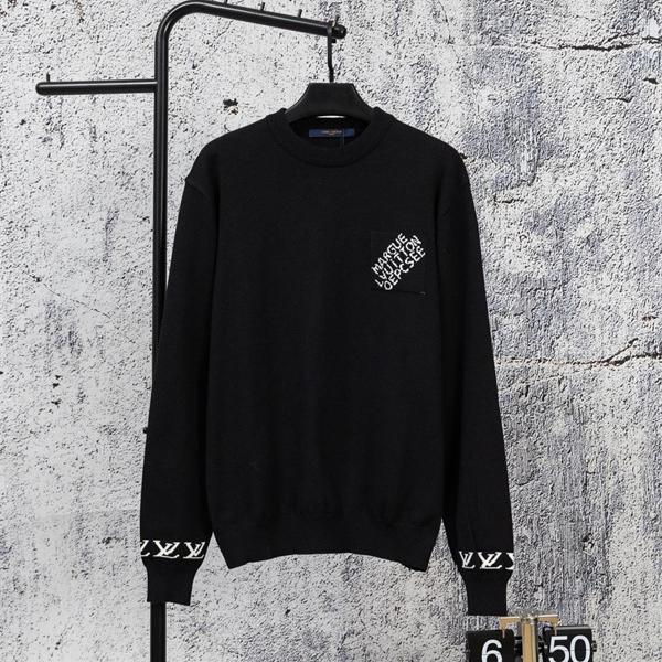 LOUIS VUITTON ルイヴィトン コピー 数量限定！ニット ブラック 定番 カジュアル 2025秋冬