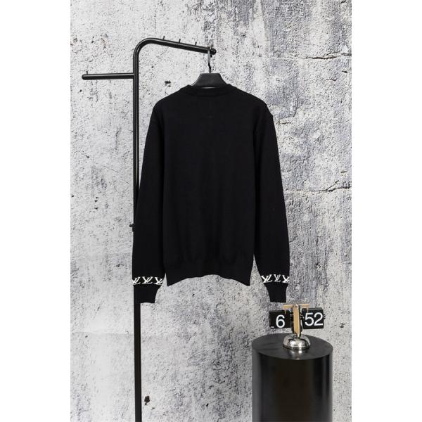 LOUIS VUITTON ルイヴィトン コピー 数量限定！ニット ブラック 定番 カジュアル 2025秋冬