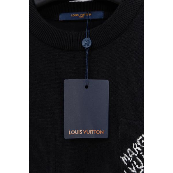 LOUIS VUITTON ルイヴィトン コピー 数量限定！ニット ブラック 定番 カジュアル 2025秋冬