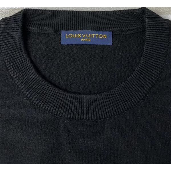 新作入荷！ロゴ刺繍 LOUIS VUITTON ルイヴィトン スーパーコピー ニット ホワイト 上品 快適