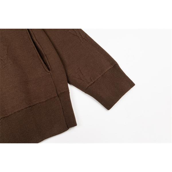 フルジップ ニット LOUIS VUITTON ルイヴィトン コピー ジャケット ブラウン きれいめ