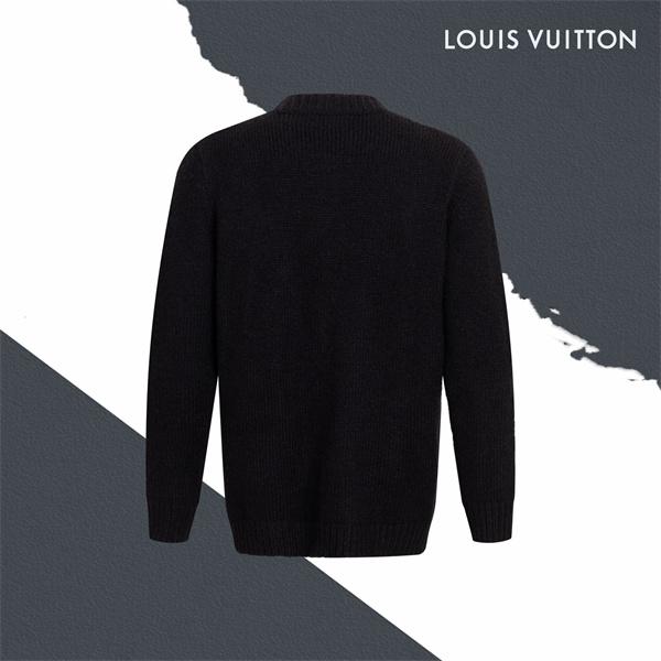 LOUIS VUITTON ルイヴィトン コピー 入手困難 カーディガン ブラック プレミアム品質 メンズ