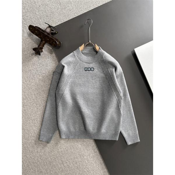 LOUIS VUITTON ルイヴィトン コピー ワンポイント ニット ブラック おすすめ 新登場