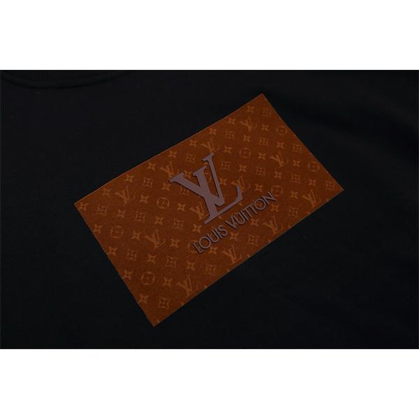 ロゴスウェット LOUIS VUITTON ルイヴィトン コピー ブラック 2025秋冬準備 モード系
