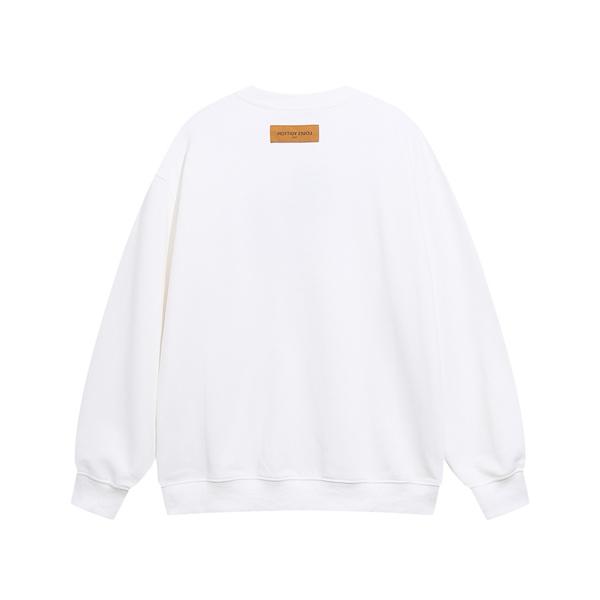 ロゴスウェット LOUIS VUITTON ルイヴィトン コピー ブラック 2025秋冬準備 モード系