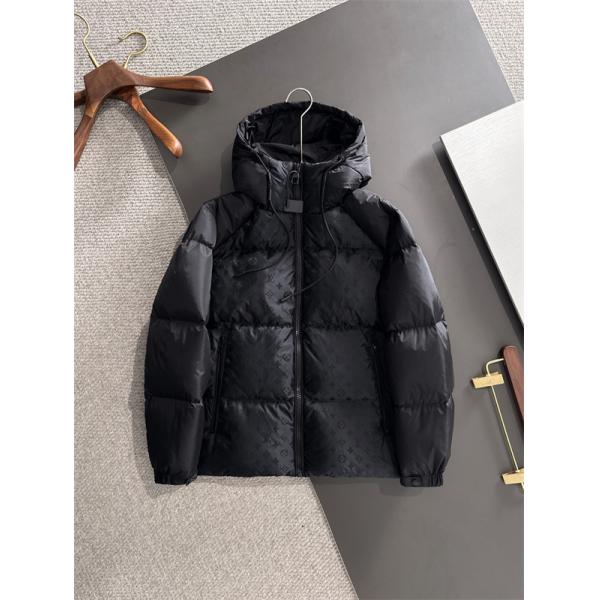 LOUIS VUITTON ルイヴィトン コピー ダウンジャケット カーキ フード付き 注目の新作 上質 