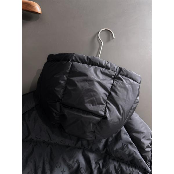 LOUIS VUITTON ルイヴィトン コピー ダウンジャケット カーキ フード付き 注目の新作 上質 