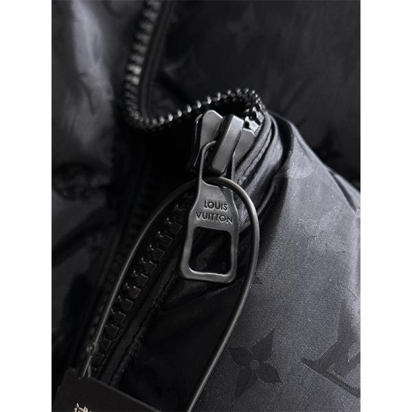 LOUIS VUITTON ルイヴィトン コピー ダウンジャケット カーキ フード付き 注目の新作 上質 