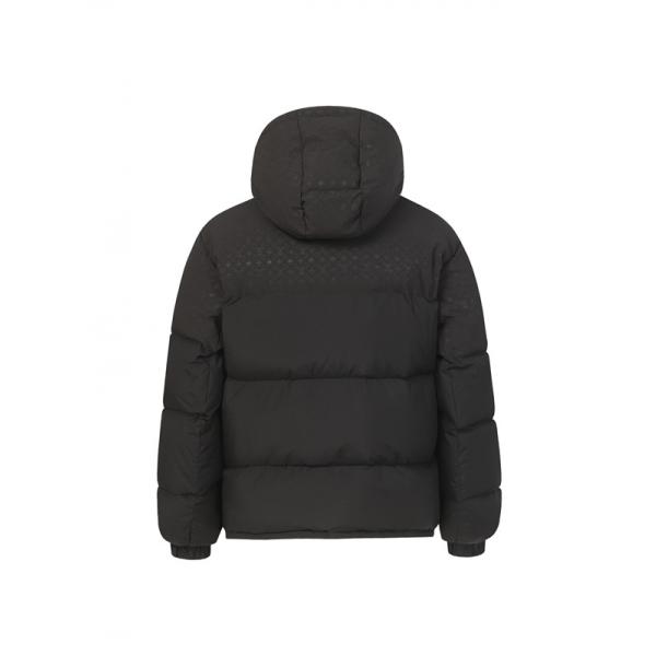  ダウンジャケット ブラック フード付き 防寒 2025秋冬 LOUIS VUITTON ルイヴィトン 偽物