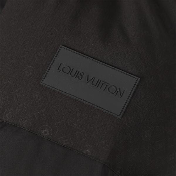  ダウンジャケット ブラック フード付き 防寒 2025秋冬 LOUIS VUITTON ルイヴィトン 偽物