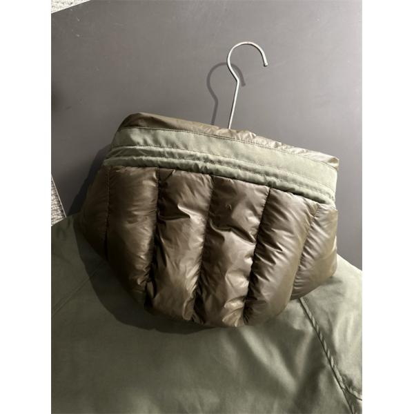 LOUIS VUITTON ルイヴィトン コピー ダウンジャケット カーキ フード付き 中綿 モード系