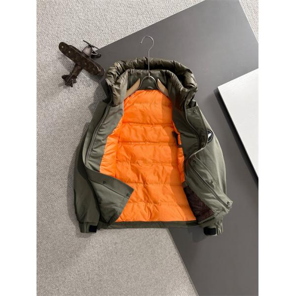 LOUIS VUITTON ルイヴィトン コピー ダウンジャケット カーキ フード付き 中綿 モード系