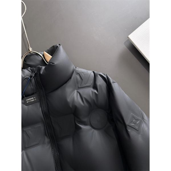  LOUIS VUITTON ルイヴィトン 偽物 ダウンジャケット ブラック ショート丈 メンズ 2025秋冬必須