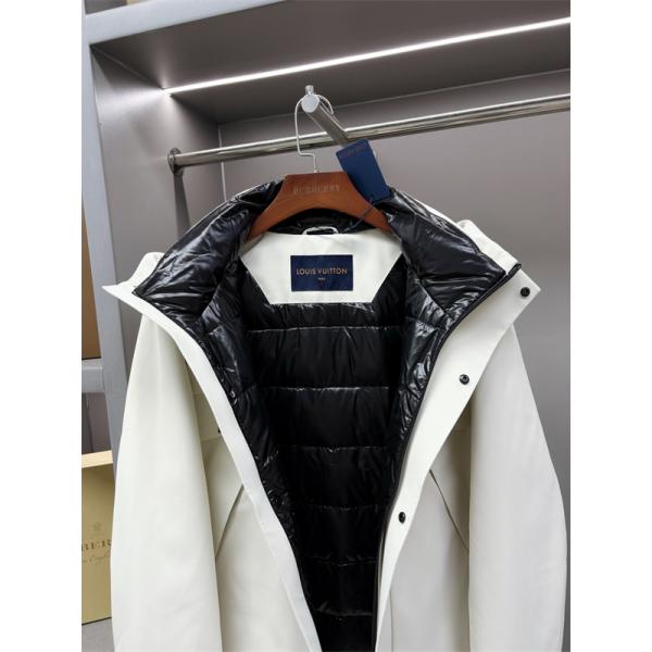 2025秋冬 フード付き LOUIS VUITTON ルイヴィトン コピー ダウンジャケット ブラック 中綿