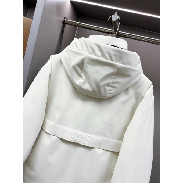 2025秋冬 フード付き LOUIS VUITTON ルイヴィトン コピー ダウンジャケット ブラック 中綿