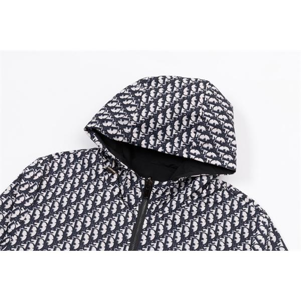 DIOR ディオール コピー 大人気！フードジャケット ブラック ジップアップ 実用的