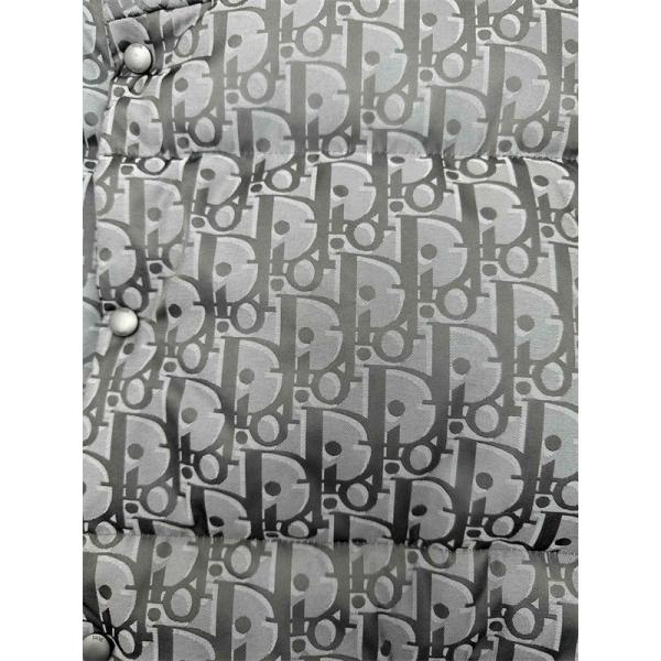 安定 人気 DIOR ディオール コピー ダウンベスト 総柄 ブラック メンズ 2025秋冬