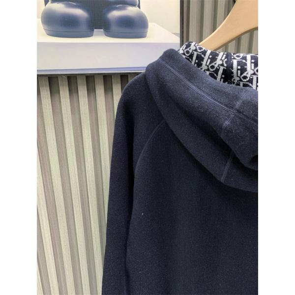 トレンド ジップパーカー ネイビー メンズ モード系 DIOR ディオール コピー