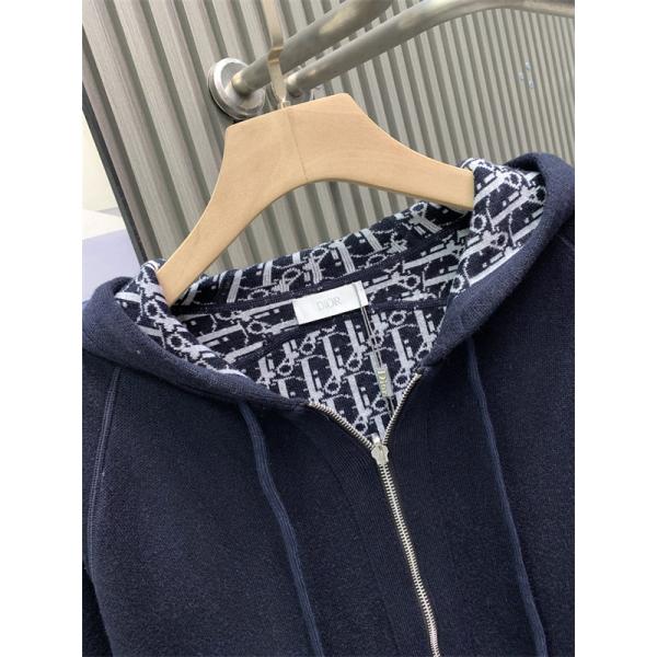 トレンド ジップパーカー ネイビー メンズ モード系 DIOR ディオール