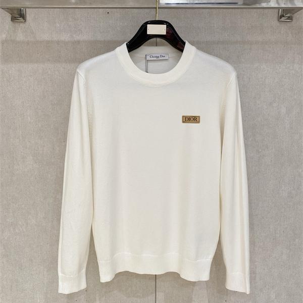当店イチオシ DIOR ディオール コピー ニット ホワイト 2025秋冬 柔軟