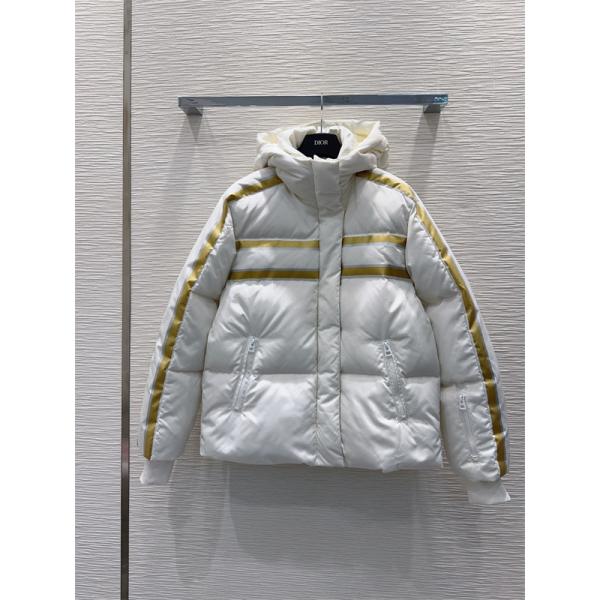 即完売級 DIOR ディオール コピー ダウンジャケット ホワイト レディース 防寒力抜群
