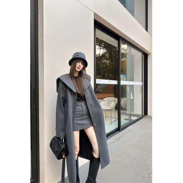プレミアム コート グレー レディース 洗練 シルエット DIOR ディオール コピー