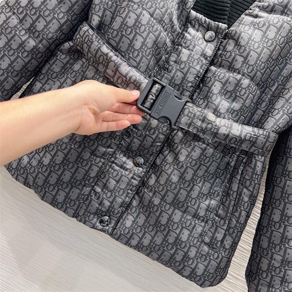 高級感溢れる 中綿ジャケット グレー おすすめ 2025秋冬定番 DIOR ディオール コピー