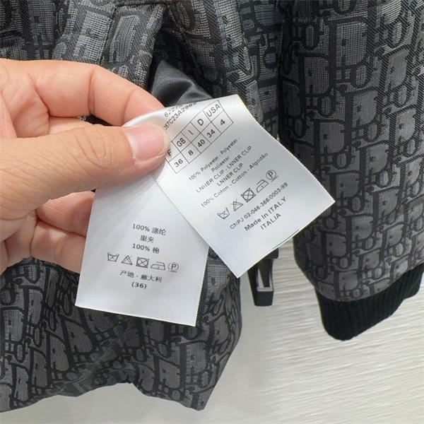 高級感溢れる 中綿ジャケット グレー おすすめ 2025秋冬定番 DIOR ディオール コピー