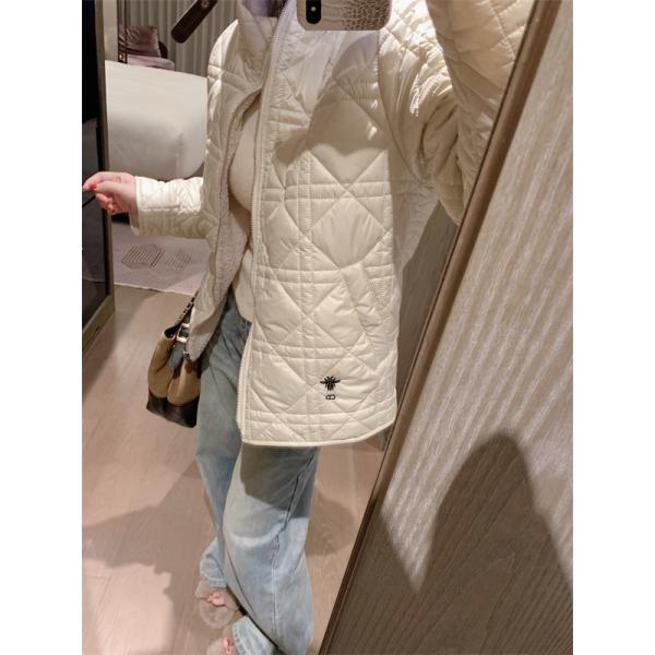 DIOR ディオール コピー 注目度急上昇 ジャケット ホワイト 着心地抜群ス 肌触り良好