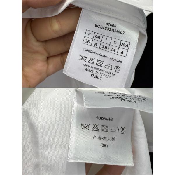 話題沸騰 DIOR ディオール コピー シャツ ホワイト レディース 2025秋冬 お洒落
