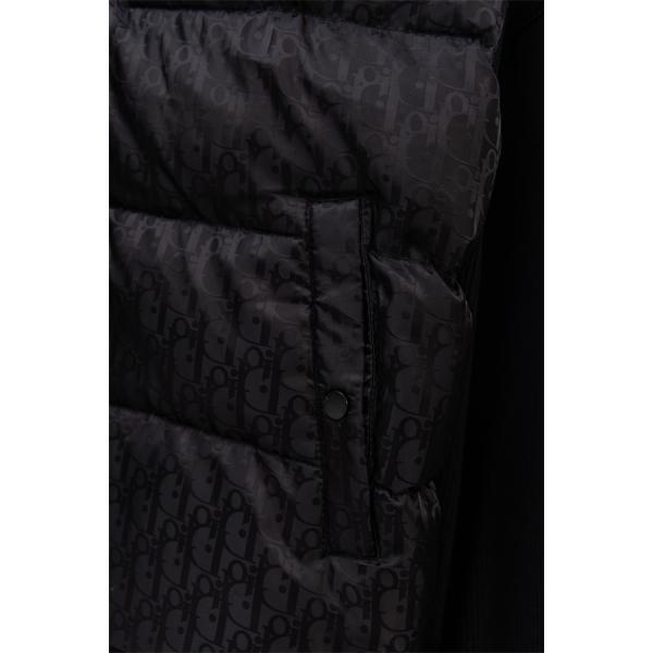  売れ筋確定 中綿切替ジャケット ブラック メンズ 保温性抜群 ディオール DIOR コピー