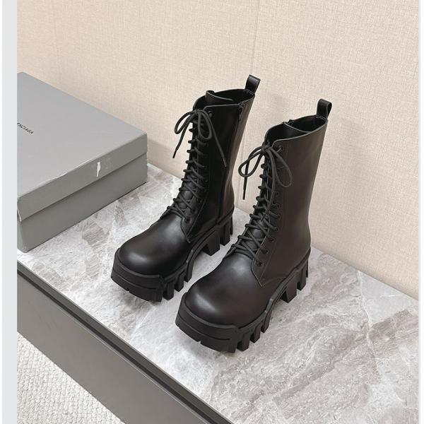 希少❤BALENCIAGA バレンシアガ ブーツコピー「Bulldozer Bootsブルドーザーブーツ8cm 