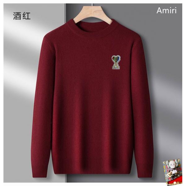 2025秋冬 あったか アイボリー きれいめ 定番 ニット AMI PARIS アミ パリス コピー