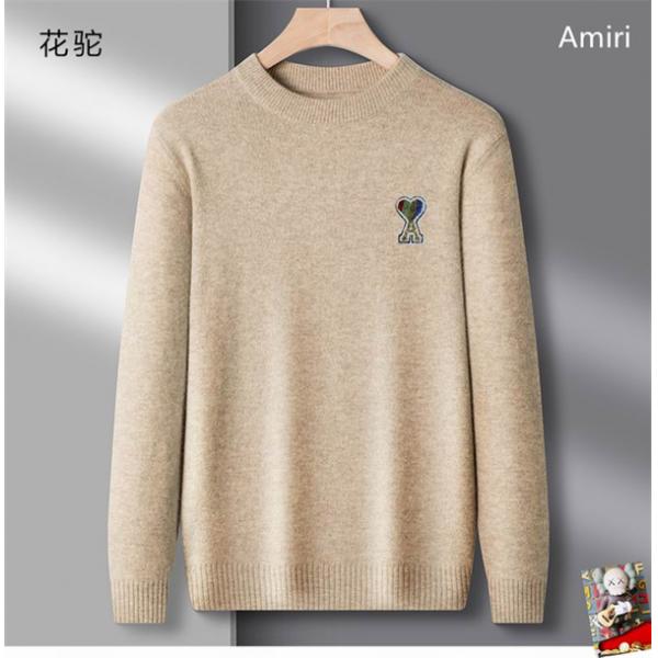 2025秋冬 あったか アイボリー きれいめ 定番 ニット AMI PARIS アミ パリス コピー