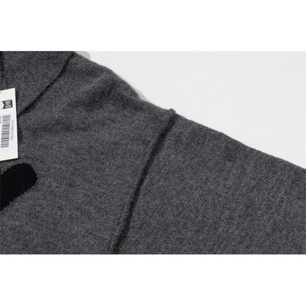 秋冬 厚手 上品 立体編み きれいめ 注目 AMI PARIS アミ パリス コピー ニット