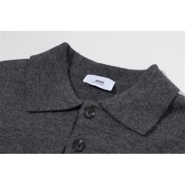 秋冬 厚手 上品 立体編み きれいめ 注目 AMI PARIS アミ パリス コピー ニット