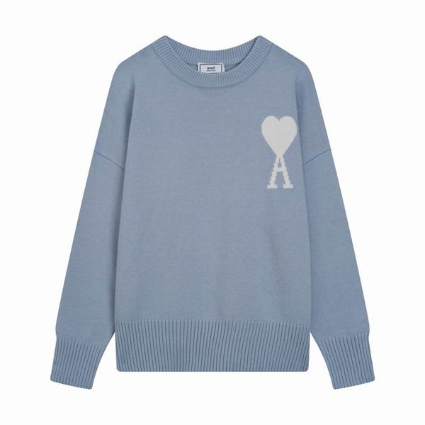 2025秋冬コーデ 柔らか 映える 主役級 人気 ニット AMI PARIS アミ パリス コピー