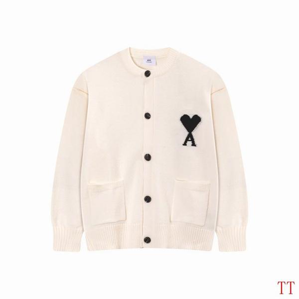 2025秋冬 厚み感 着回し抜群 高见え ボタン AMI PARIS アミ パリス コピー ニット 