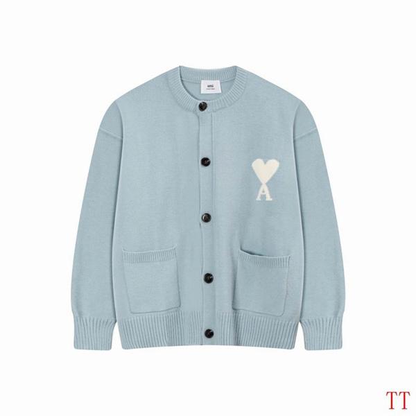 2025秋冬 厚み感 着回し抜群 高见え ボタン AMI PARIS アミ パリス コピー ニット 